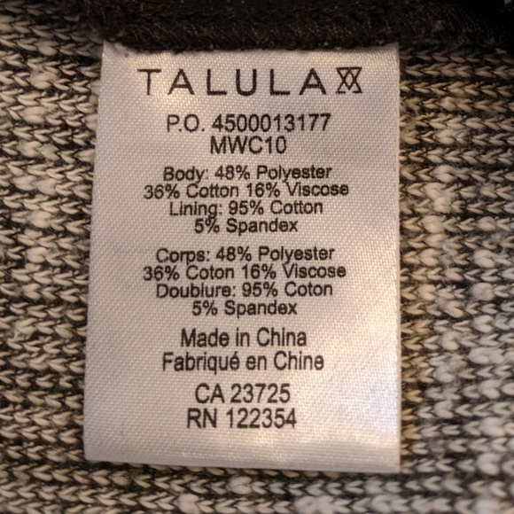 Talula Charcoal Sleeveless Waldorf Dress Size 0 - Picture 7 of 7